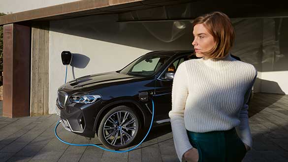 Plug-in hybrid BMW.